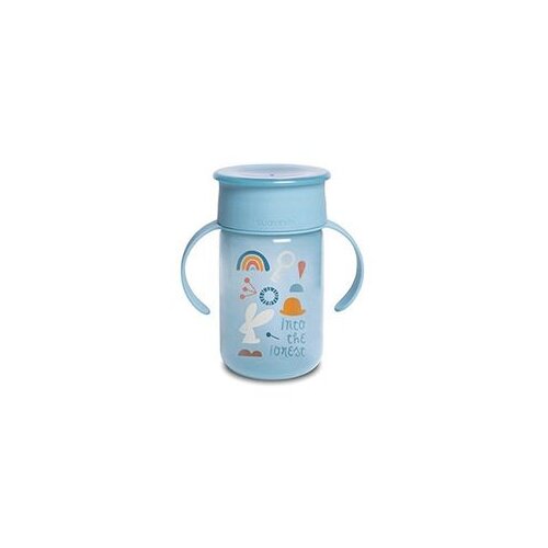 Suavinex Forest 360° otroški lonček z ročaji 12 m+ Blue 340 ml Cene