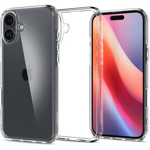 Spigen ULTRA HYBRID OVITEK ZA IPHONE 16 CRYSTAL CLEAR COVER CASE, (21998984) Cene