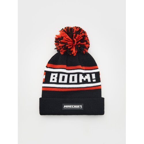 Reserved kapa beanie s cofom - črna Cene