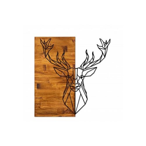 Wallity dekorativni drveni zidni ukras Deer1 Slike