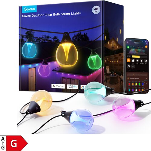 GOVEE Neon Rope Light 10m dolg pametni zunanji LED trak Slike