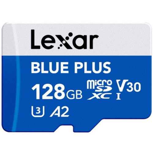 Lexar spominska kartica blue plus, micro sdxc, 128gb, 170mb/s, u3, v30, a2, uhs-i, z adapterjem Cene
