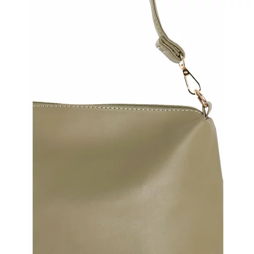 Fashion Hunters Light green 2in1 shoulder bag made of ecological leather