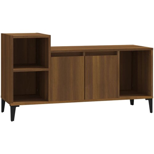 Maison Chic TV omarica - TV stojalo - Televizijska omarica rjav hrast 100x35x55 cm inženirski les, (21701391) Cene