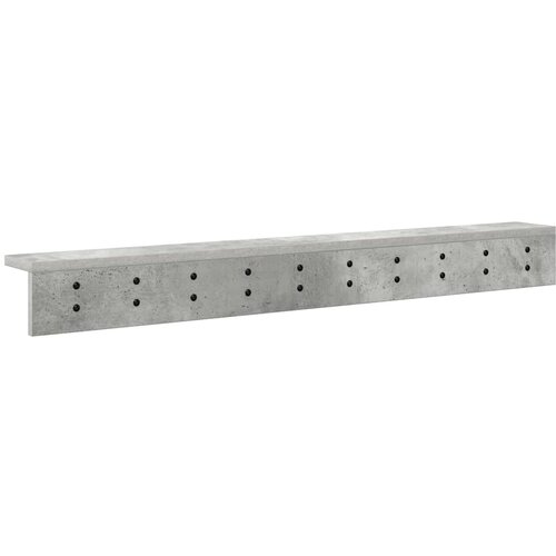  Vje&amp;scaron;alica za kapute na zidu Betonski sivi 100 x 10,5 x 10,5 cm Slike