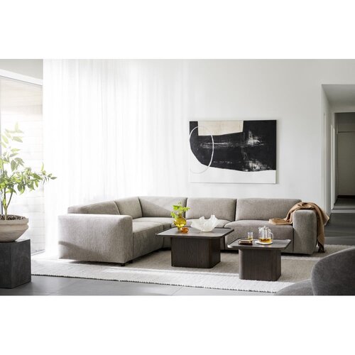 Rowico Tamno smeđi stolić za kavu u dekoru hrasta &amp;oslash; 60 cm Sullivan &amp;ndash; Slike