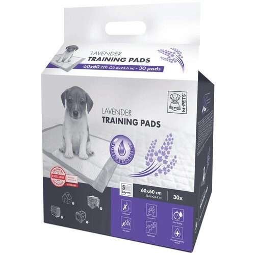 M Pets Pelene za pse Lavanda 30 komada 60x60cm Cene