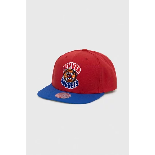 Mitchell & Ness Kapa sa šiltom Denver Nuggets boja: crvena, s uzorkom
