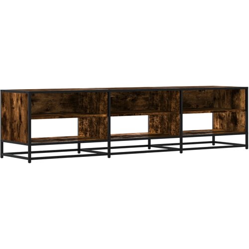 Maison Chic TV omarica - TV stojalo - Televizijska omarica dimljeni hrast 180x40x46 cm inženirski les, (21701764) Cene
