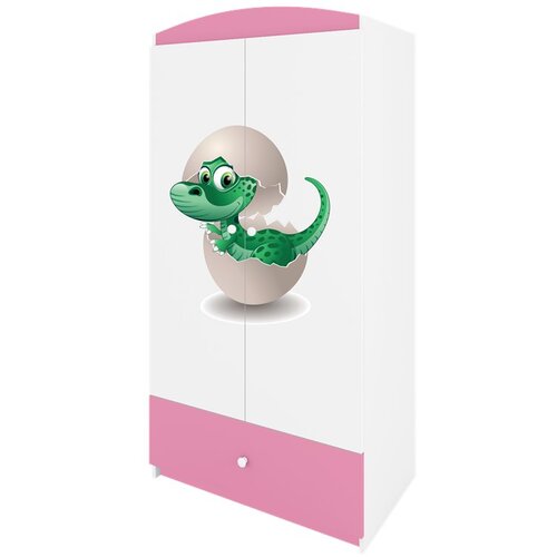 HAPPYKIDS Garderobni ormar Dreamy mali dinosaur Rozičasta Cijene