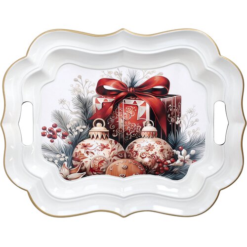 Tognana Poslužavnik Serving Classy, Pravougaoni, 42.5x33 cm, Beli Slike