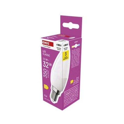  LED žarnica Classic Candle / E14 / 2,5 W (32 W) / 350 lm / Nevtralna bela Cene