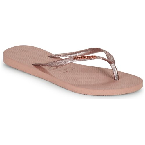 Havaianas SLIM LOGO METALLIC Ružičasta Slike