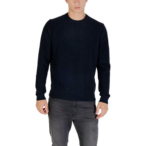 Antony Morato Puloverji LISBON REGULAR FIT MMSW01558-YA500096 Modra Slike