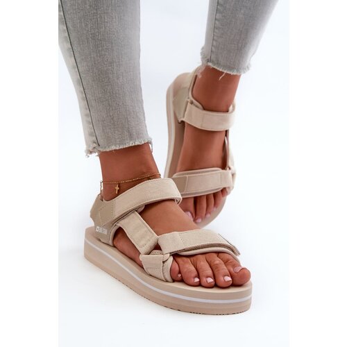 Big Star Women&amp;#039;s platform sandals Beige Slike