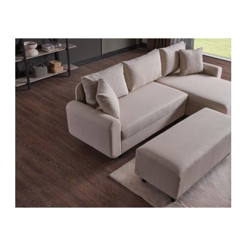 Atelier Del Sofa Ugaona sofa-krevet Flavia Beige Slike