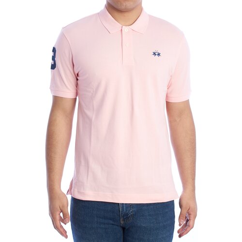 La Martina Polo majice kratki rokavi YMP300-PK001-05247 Rožnata Cene