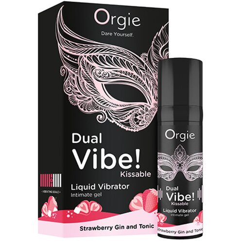 Orgie Dual Vibe Liquid Vibrator Strawberry Gin &amp;amp; Tonic Slike