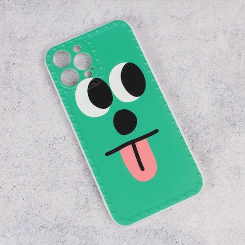 Teracell maska smile face za iphone 12 pro max 6.7 zelena Slike