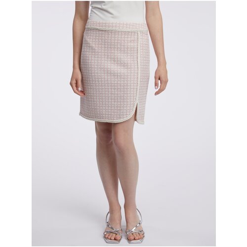 Orsay Light pink ladies tweed skirt - Ladies Slike