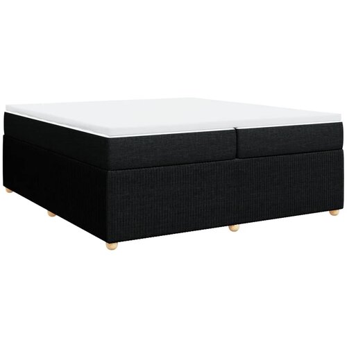 Maison Chic Box spring postelja - Vzmetna postelja z vzmetnico črn 200x200 cm blago SL11693, (21882790) Cene