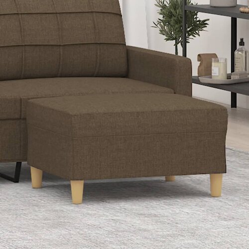 vidaXL Stolček za noge rjavo 70x55x41 cm blago Cene