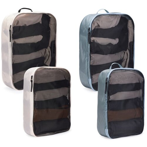 Thule packing cube set (2 velike i 2 srednje kocke) za pakiranje svjetloplava/bijela Slike