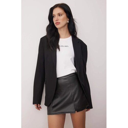 TRENDYOLMILLA ženska suknja Twoaw26Sr00057, Crna-Black Slike