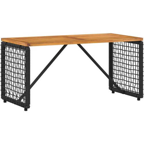  Set vanjskog namje&amp;scaron;taja s jastukom 4 pcs Crna i Tirkizna - Crna i tirkizna 2x pojedinačna stolica +1x klupa +1x stol Slike