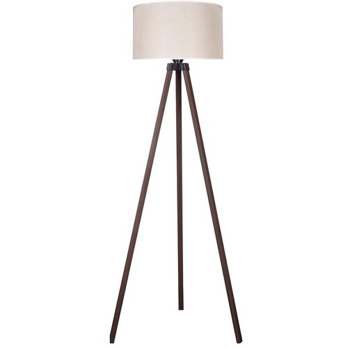  duolla - podna lampa 1xE27/60W/230V, prečnik 44 cm, krem/smeđa Cene