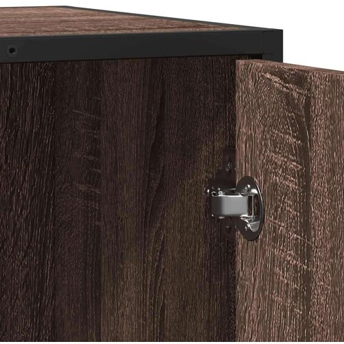 VidaXL Komoda smeđi hrast 62x35x76 cm konstruirano drvo Slike