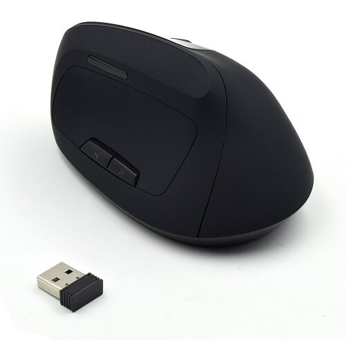 Ewent Mi&scaron;ka Wireless Ergonomic Vertical, 1600dpi, črna, USB Cene