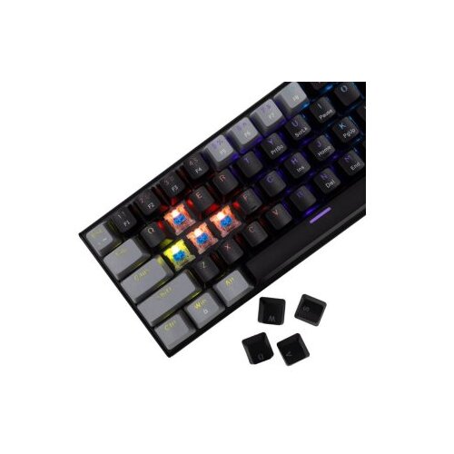 White Shark Wakizashi 2 crno/siva US žičana gejming tastatura Slike