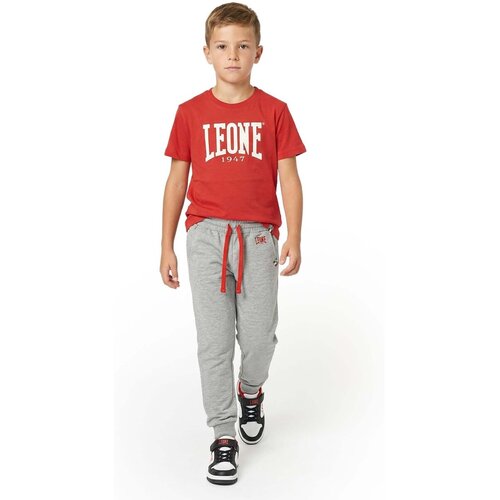 Leone 1947 Spodnji deli trenirke Boy Sweatpants Easy Siva Slike