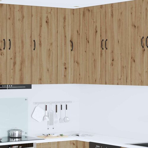 VidaXL Zidni kuhinjski ormarić Zidne Umjetnički hrast 57 x 57 x 100 cm Slike