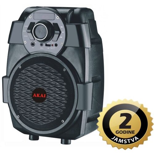 Akai zvučnik 10W, FM, BT, USB, baterija, crni ABTS-806 Slike