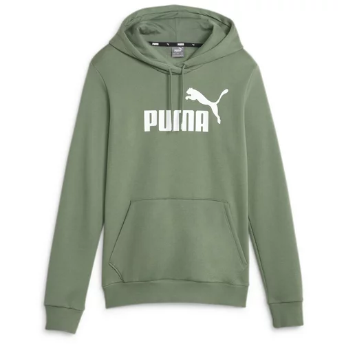 Puma Športna majica 'Essentials' zelena / bela