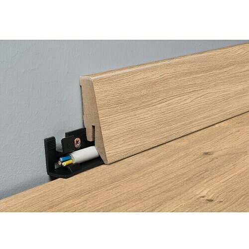 LOGOCLIC Zaključna letev K58 C hrast Rheas (260 cm x 18 mm x 58 mm, MDF) Slike