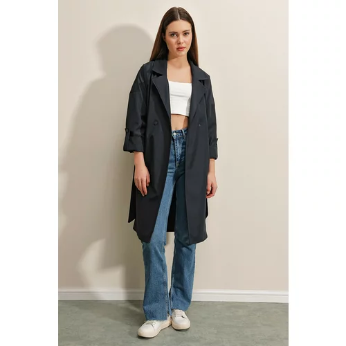 Bigdart Trench Coat - Dark blue - Double-breasted