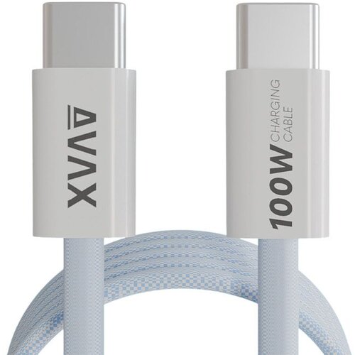 Avax Kabl CB610LB Magnety / USB-C to USB-C / 100W / 1.5m braided / Light Blue Cene