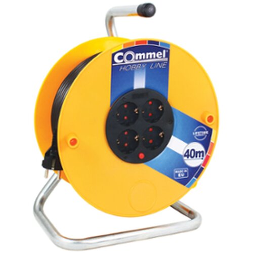 Commel Motalica HO5VV-F 3G1,5 L=40M PVC bubanj Slike