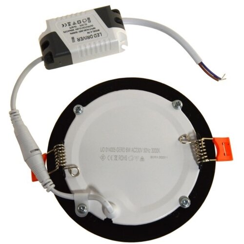  LED ugradno stropno svetlo GERD LED/6W/230V 3000K crna Slike