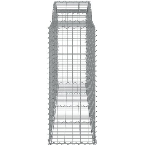  Lučne gabionske ko&amp;scaron;are 8 kom 300x50x120/140cm pocinčano željezo Slike