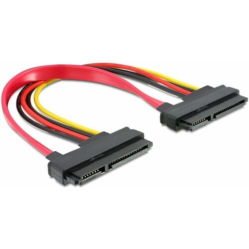 Delock podalj&scaron;ek SATA Ž z napajanjem 0,2m 22-pin 84406, (21028178) Cene