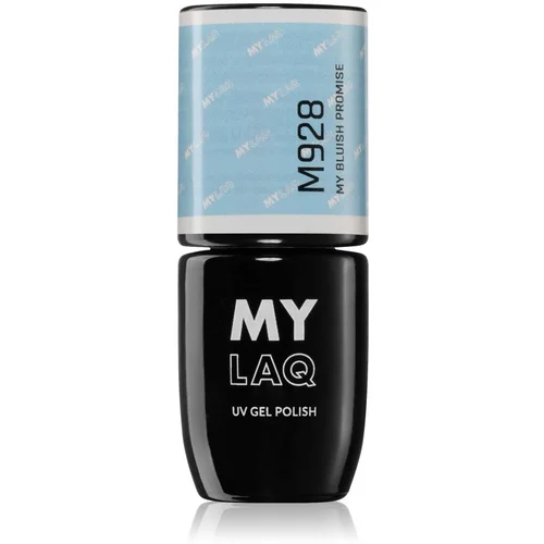 MYLAQ UV Gel Polish My Promise gel lak za nokte nijansa My Bluish Promise 5 ml