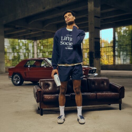 GymBeam lifting society sweatshirt nightfall 112075 Slike