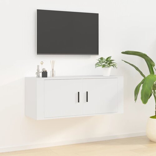 vidaXL Zidni TV ormarić bijeli 100 x 34,5 x 40 cm Cijene