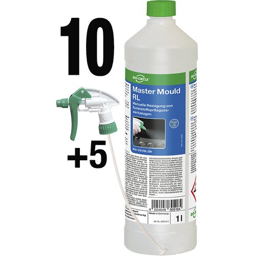 Bio-Circle čistilo master mould rl, či&amp;scaron;čenje kalupov za brizgano litje in za orodje, vsebina 10 l Slike