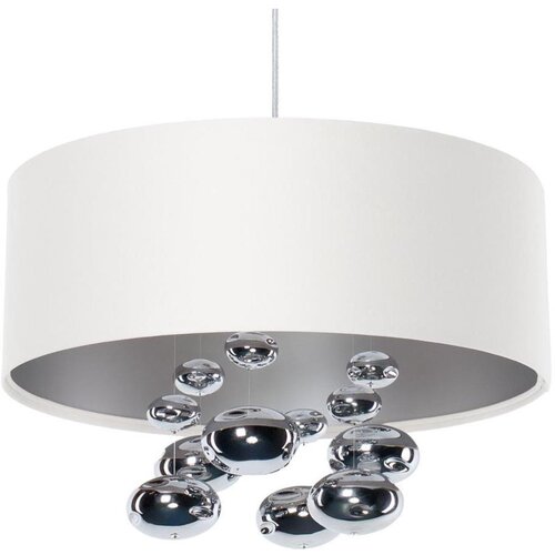  Luster na sajli BUBBLE 1xE27/60W/230V &Oslash; 50 cm bela Cene