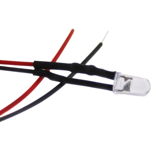  LED dioda sa kablom crvena 5mm Cene